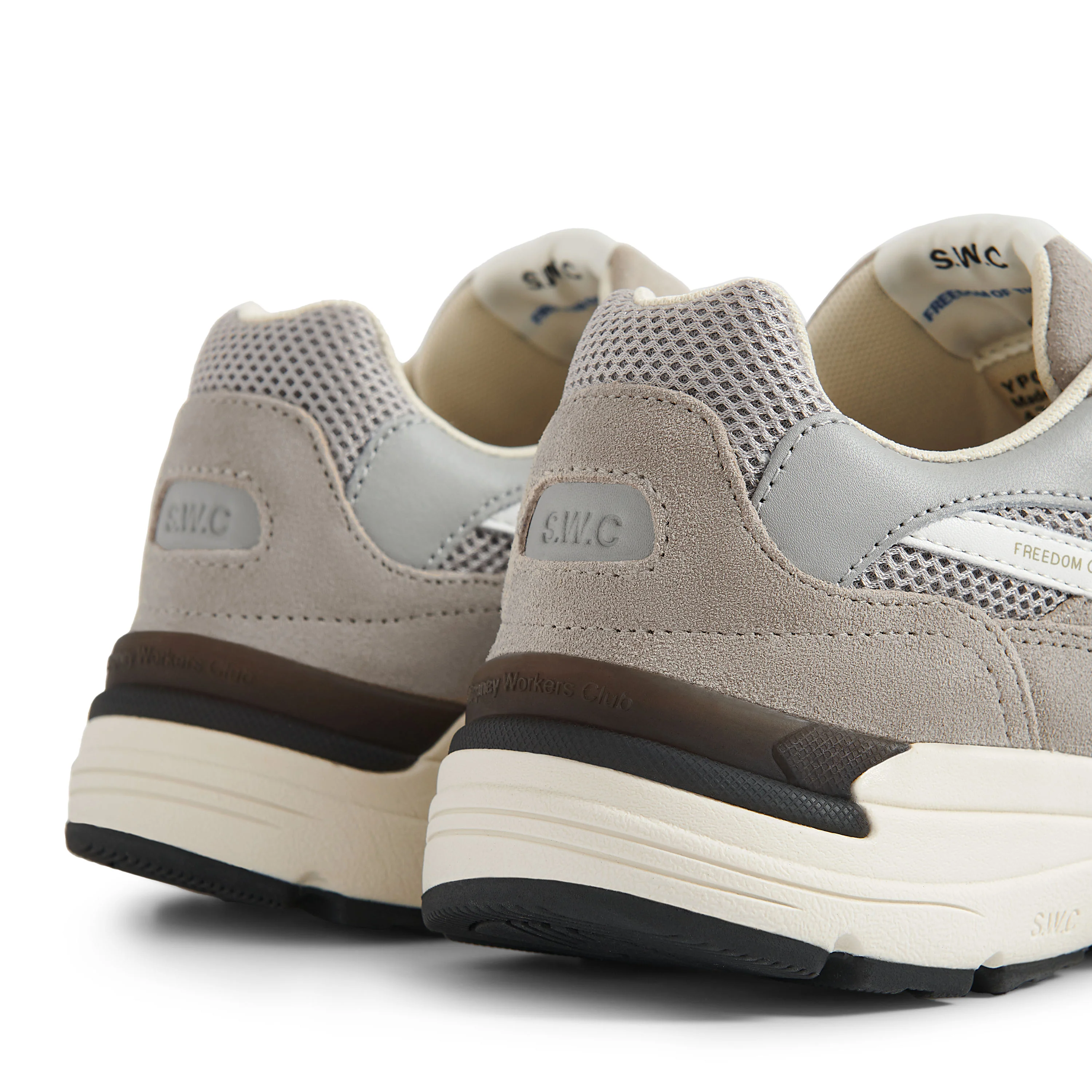 AMIEL S-STRIKE SUEDE MIX LIGHT GREY - Image 4