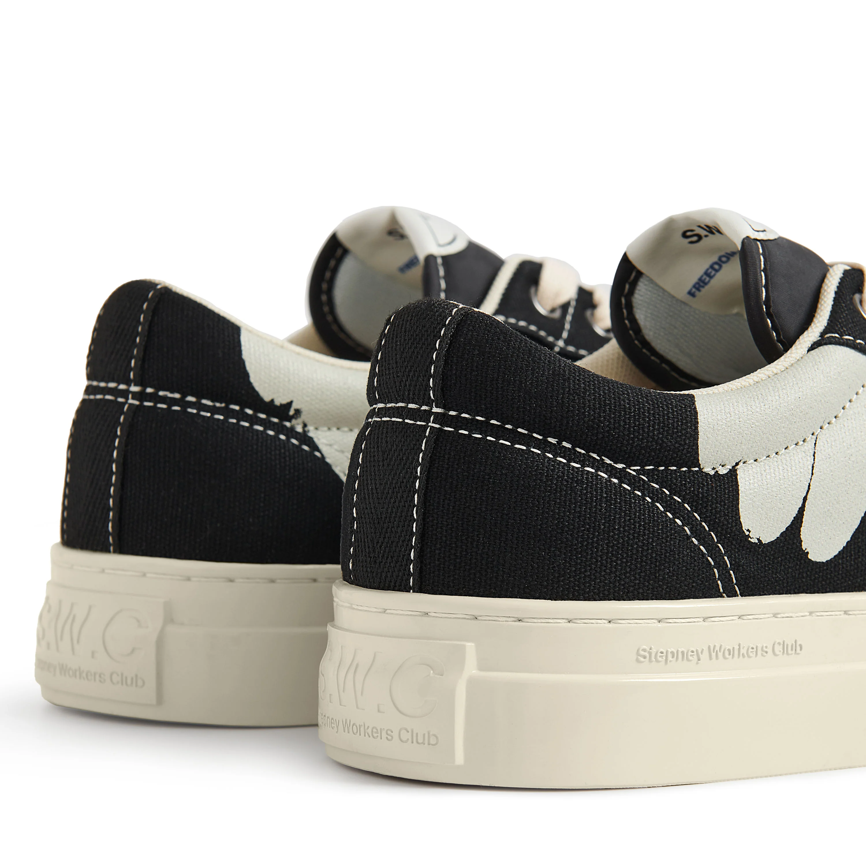 DELLOW CUP SHROOMHANDS CANVAS BLACK-WHITE - Image 4