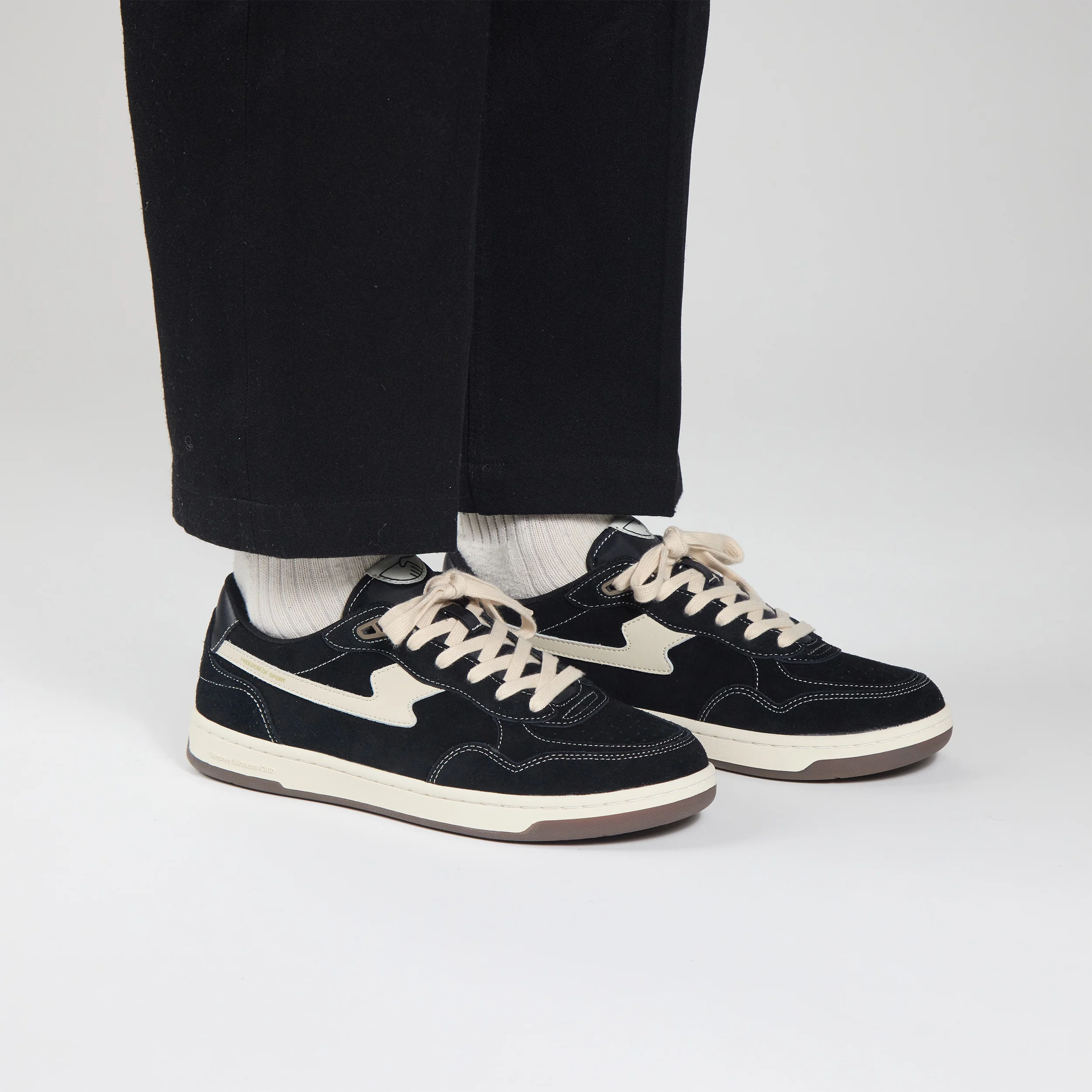 PRO-CUP 01 S-STRIKE SUEDE BLACK-WHITE - Image 5